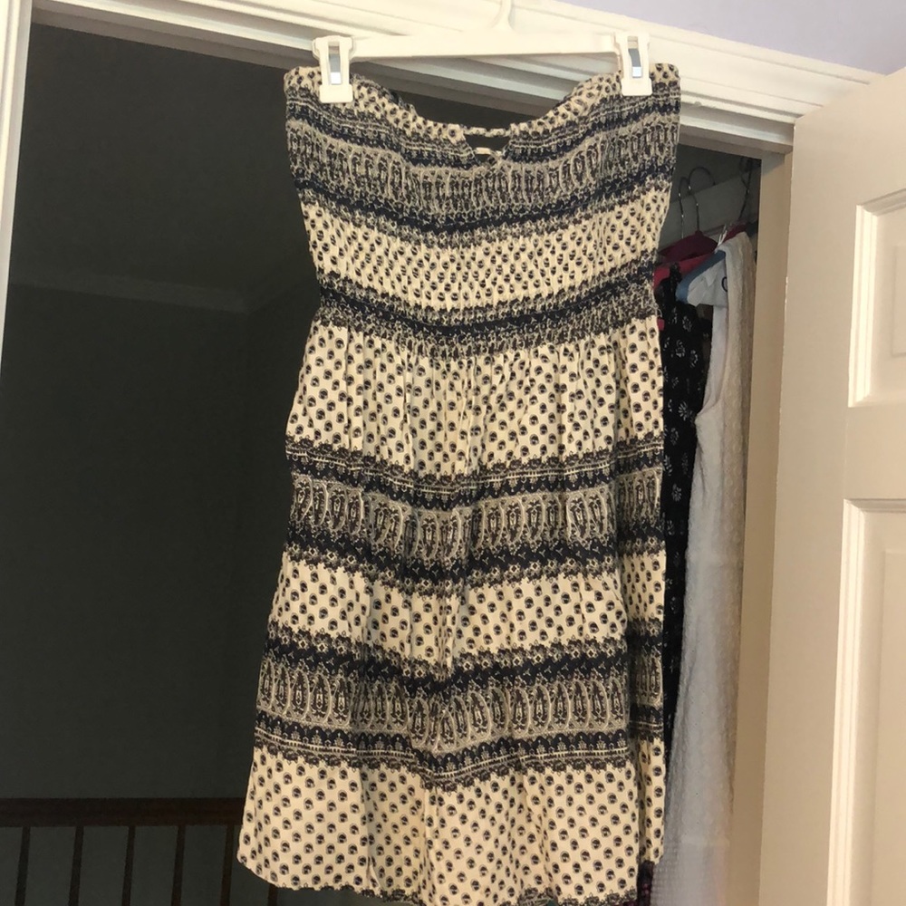 Strapless summer dress